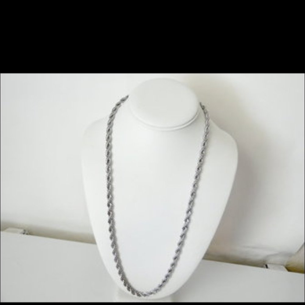Stainless Steel Rope Chain 24" - Picture 3 of 3